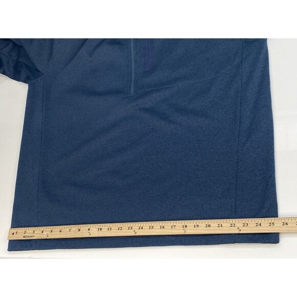 The North Face Men’s 2XL Canyonlands ½ Zip Fleece Lined Blue Heather Outdoor LS - Picture 13 of 16